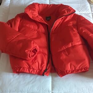 Women's Red Puffer Jacket